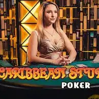 Play the Caribbean Stud Poker slot by Evolution on ESC Casino