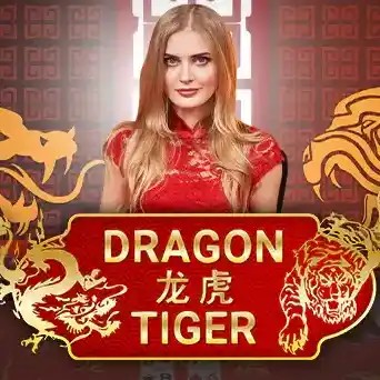 Dragon Tiger online game logo by Evolution on esc-casino.pt