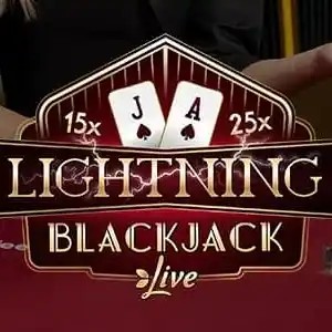 Live Dealer logo of Lightning Blackjack from Evolution at ESC Casino