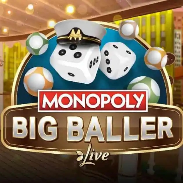 Official Live Dealer logo: MONOPOLY Big Baller by Evolution at ESC Casino
