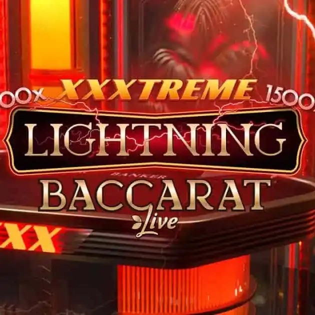 XXXtreme Lightning Baccarat slot visual from Evolution available on esc-casino.pt